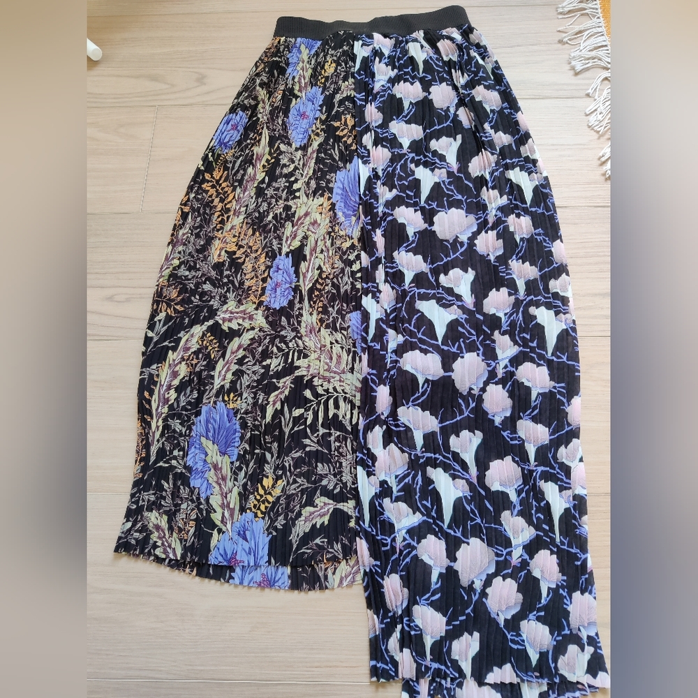 H&M double length pleated midi skirt